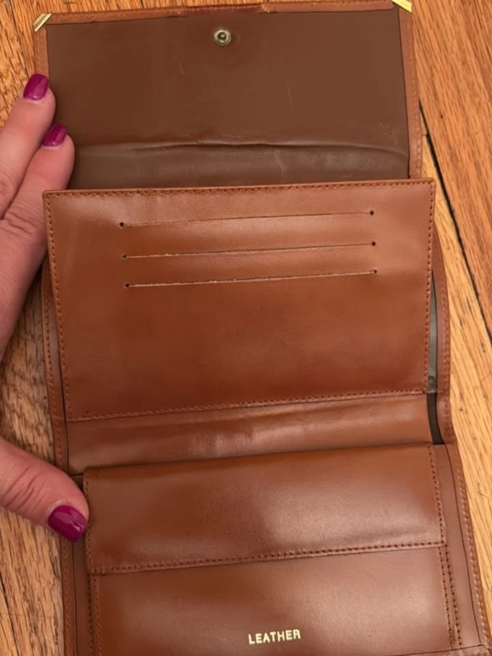 Leather Wallet - Picture 2 of 2